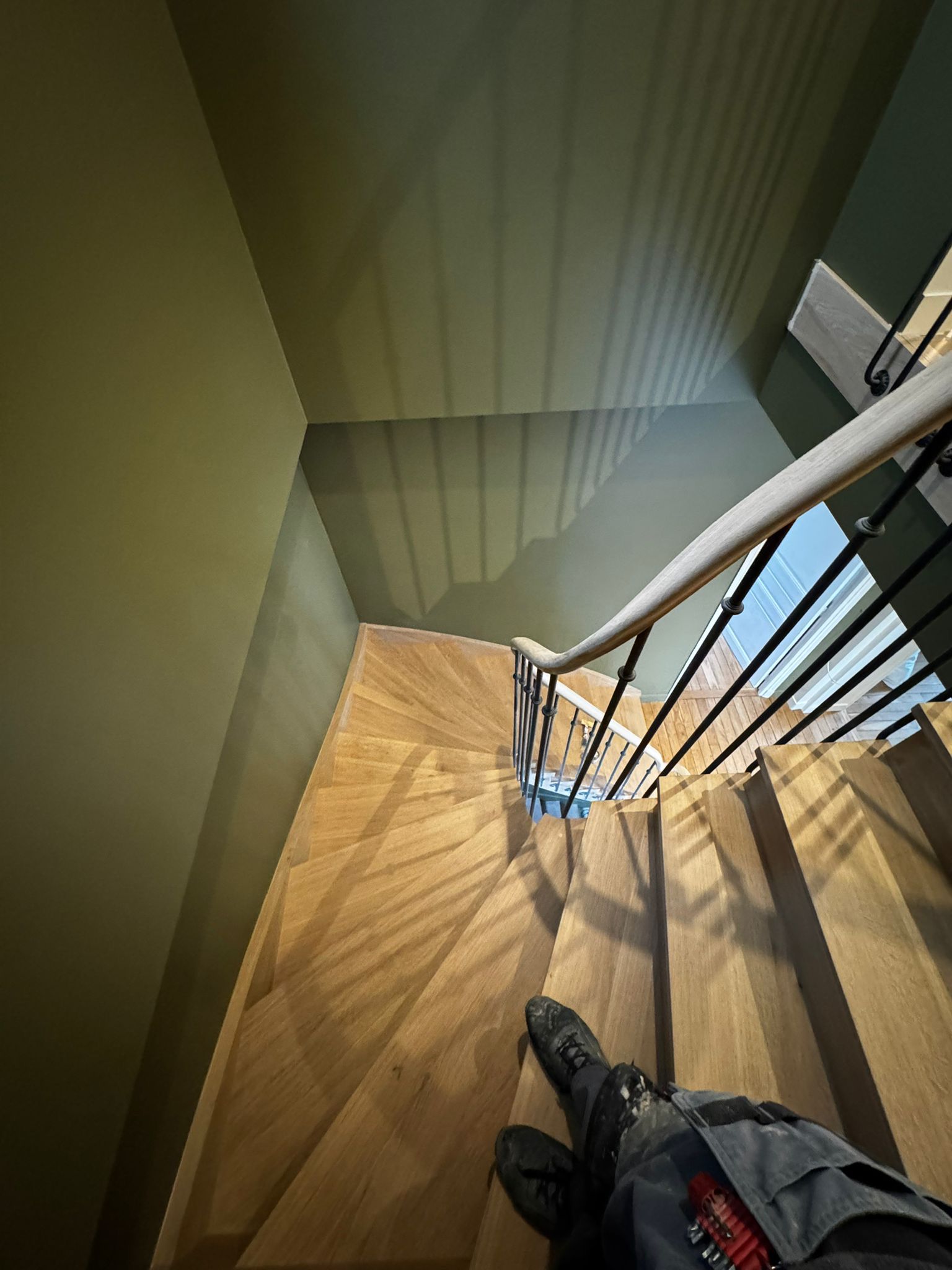 Escalier bois moderne sur mesure — Ben Menuiserie