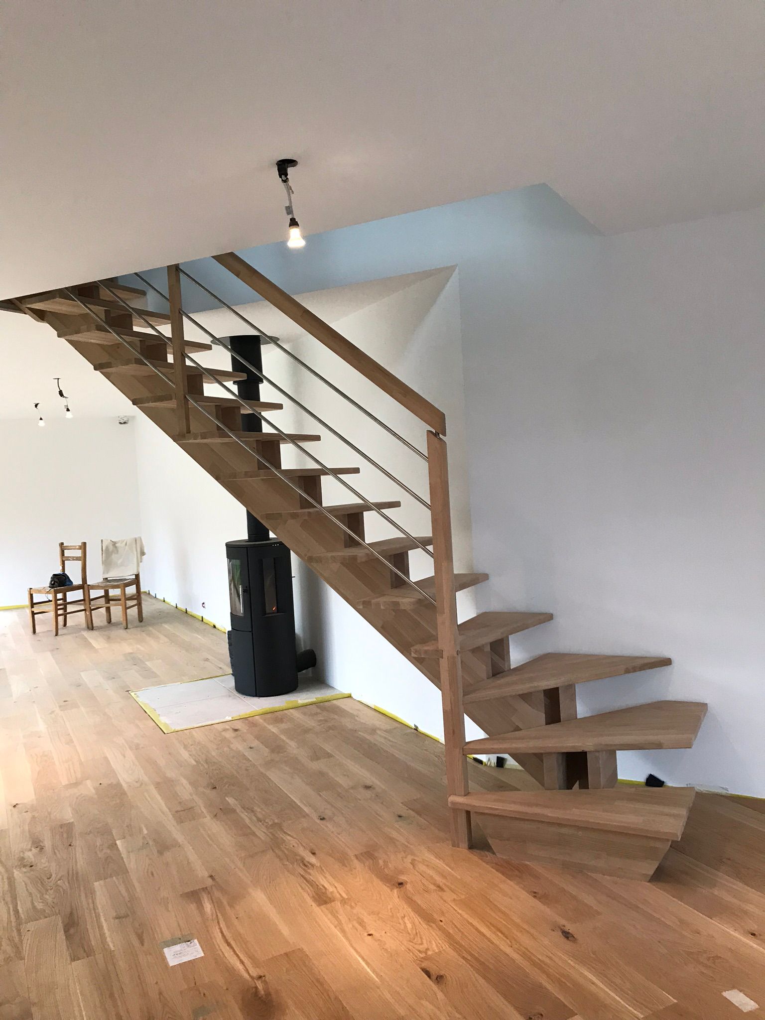 Escalier contemporain — Ben Menuiserie